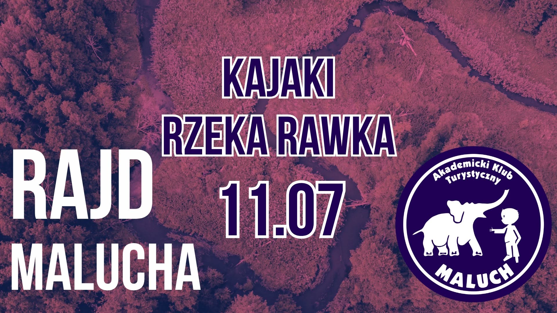Spływ kajakowy rzeką Rawką
